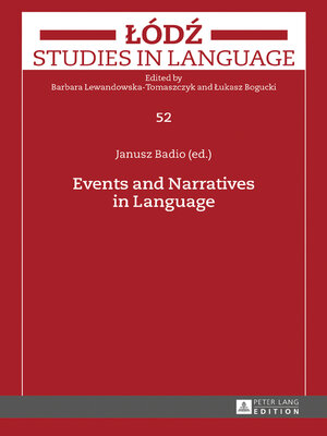 cover image of Events and Narratives in Language